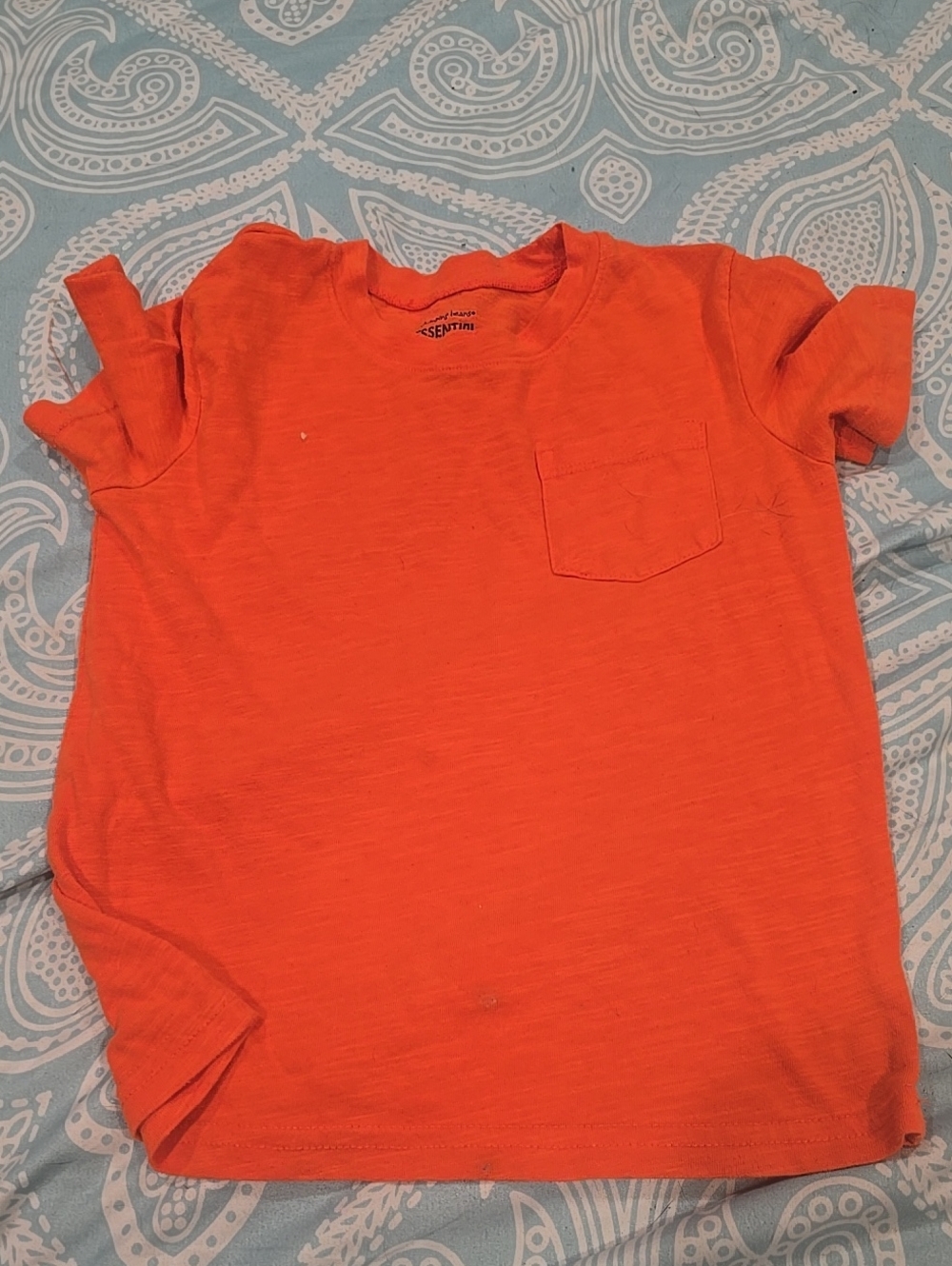 ❤️10/$13 jumping beans Orange Short Sleeve Pocket Tee